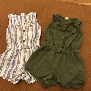 Bundled Shorts Rompers